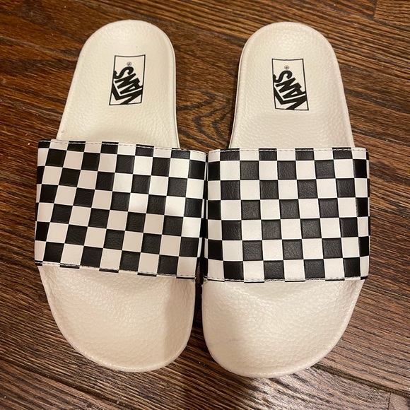 checkered van slides